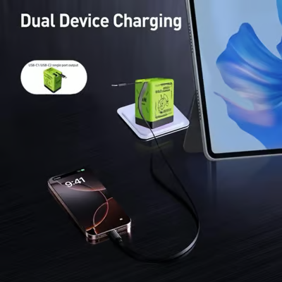 PowerNest – Cargador de alta velocidad GaN de doble puerto