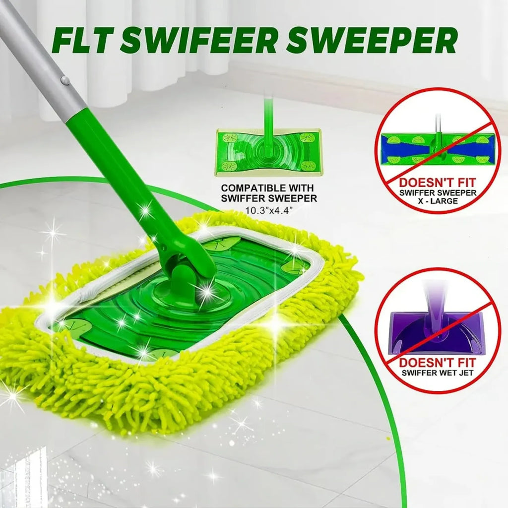 EcoSwipe – Waschbares Wischmopp-Ersatzset