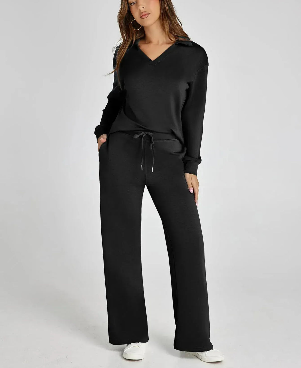 Conjunto SkySilk – Ropa de salón ligera