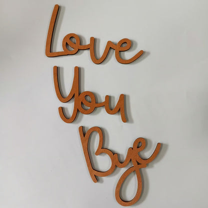 SweetEntry – Decoración de pared para recibidor "Family Love You Bye"