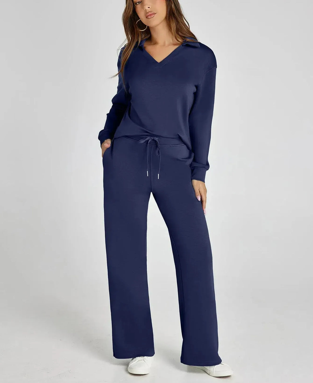 Conjunto SkySilk – Ropa de salón ligera