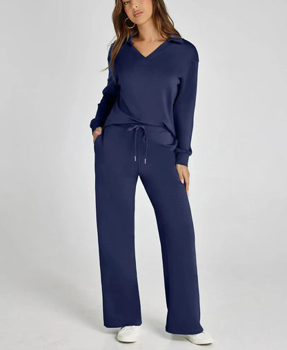 Conjunto SkySilk – Ropa de salón ligera