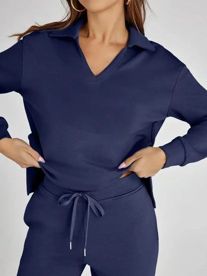 Conjunto SkySilk – Ropa de salón ligera