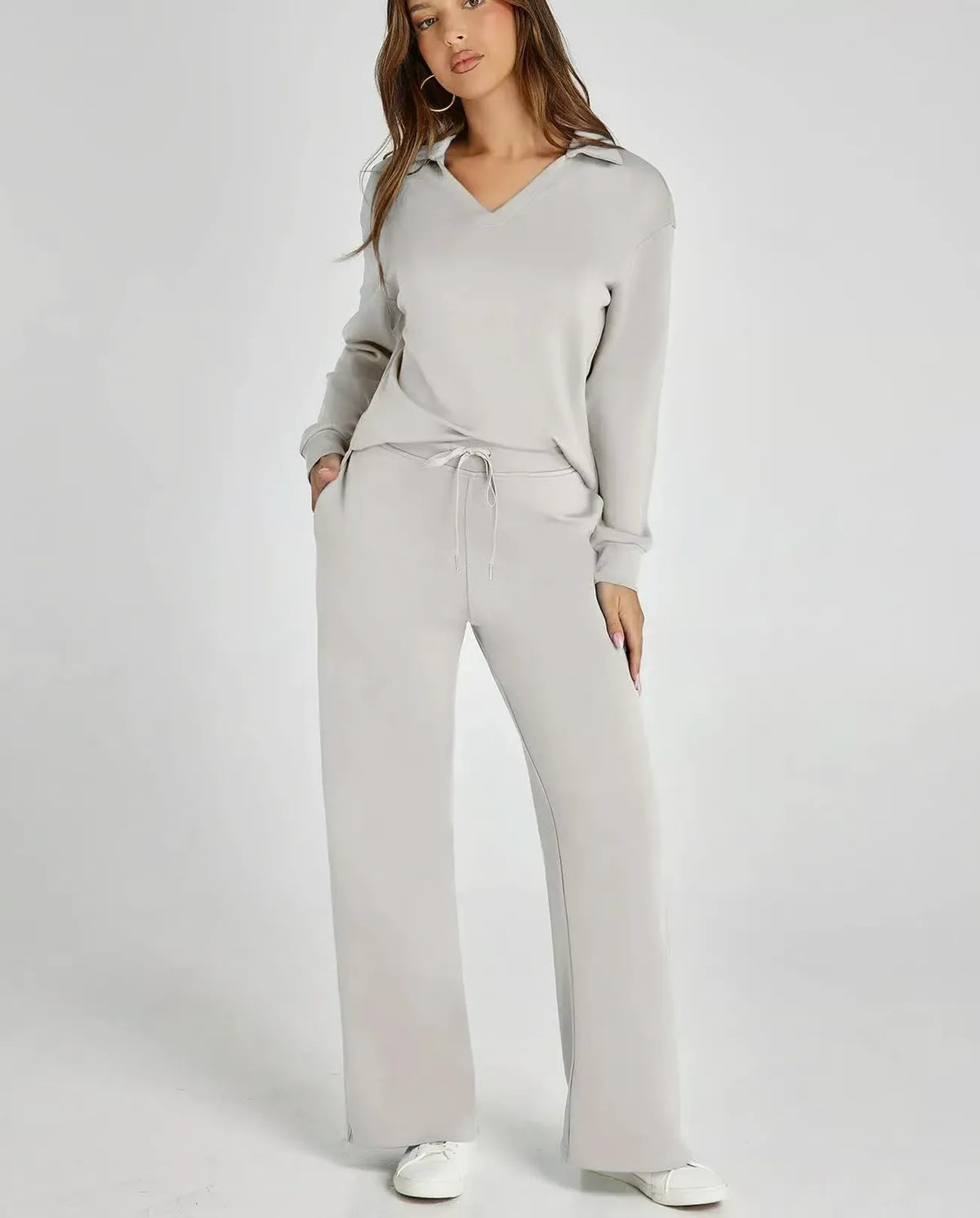 Conjunto SkySilk – Ropa de salón ligera
