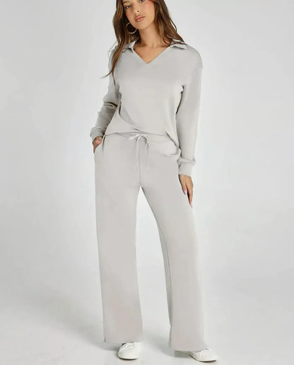 Conjunto SkySilk – Ropa de salón ligera
