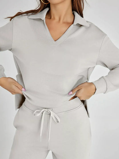 Conjunto SkySilk – Ropa de salón ligera