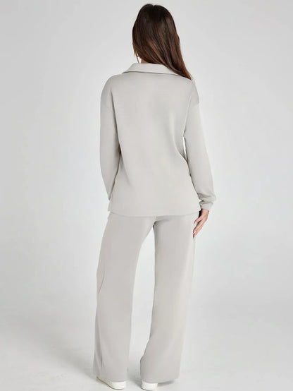 Conjunto SkySilk – Ropa de salón ligera