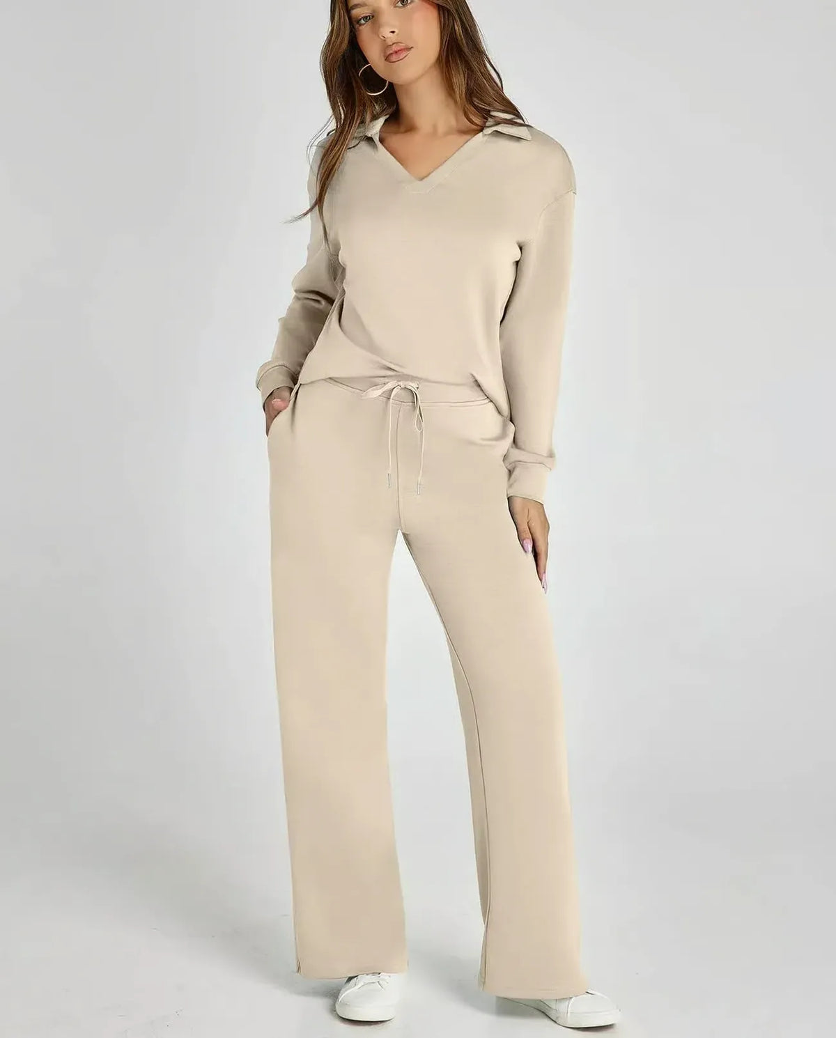 Conjunto SkySilk – Ropa de salón ligera