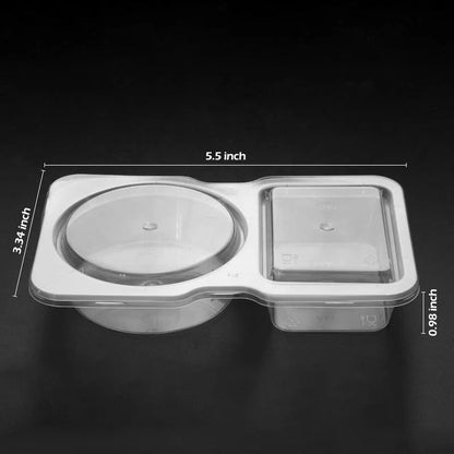 FreshPack Duo – Recipiente de dos compartimentos para snacks