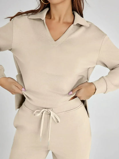 Conjunto SkySilk – Ropa de salón ligera
