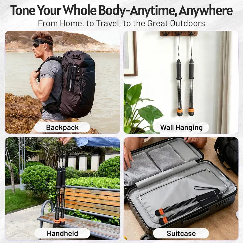 BurnSwing – Seillose, verstellbare Widerstands-Fitnessseile
