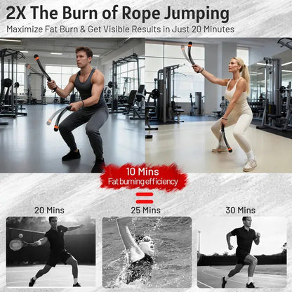 BurnSwing – Seillose, verstellbare Widerstands-Fitnessseile