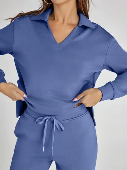 Conjunto SkySilk – Ropa de salón ligera