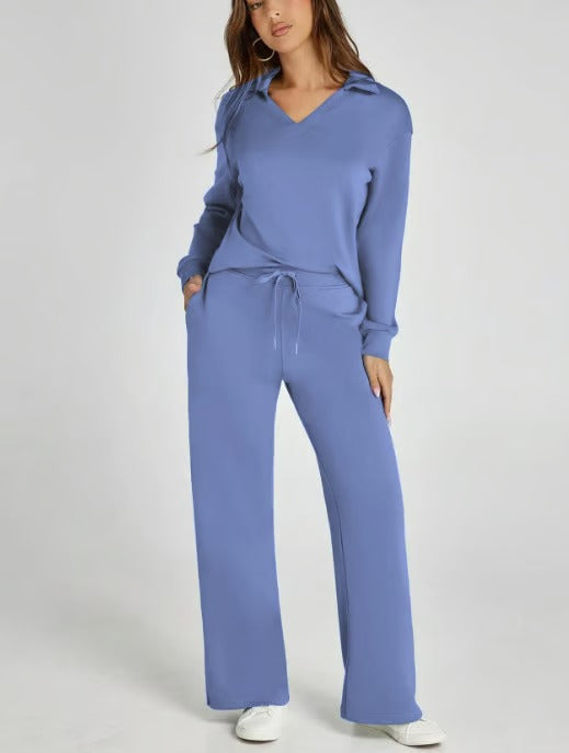 Conjunto SkySilk – Ropa de salón ligera