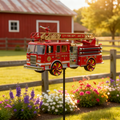 BreezeBlaze – Animiertes Garten-Windspiel Truck