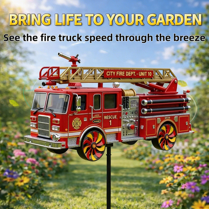 BreezeBlaze – Animiertes Garten-Windspiel Truck