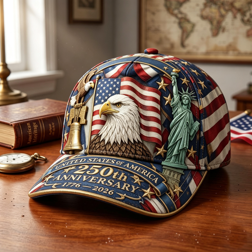 FreedomForge – Gorra del patrimonio de Estados Unidos 1776–2026