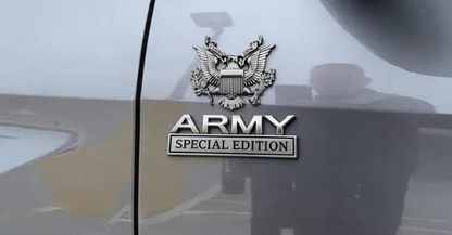 EliteValor – Militär-Adler-Abzeichen in Chrom