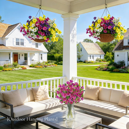 EverBloom – Flores de Petunia Artificiales Resistentes a los Rayos UV
