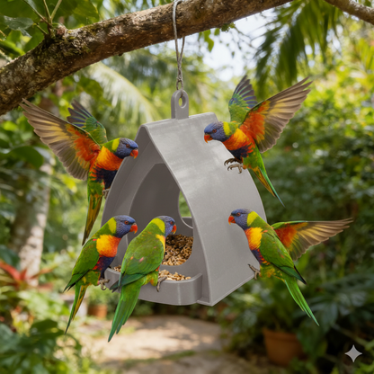 BirdBloom – Fenster-Vogelfutterstation