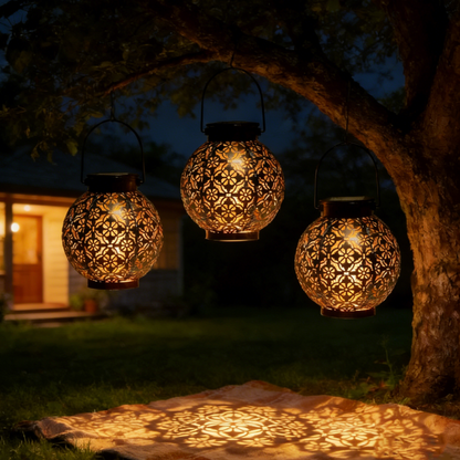 GlowBloom – Linterna Solar para Exterior