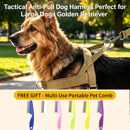 ForceGrip - Arnés Táctico para Perro con Asa de Control
