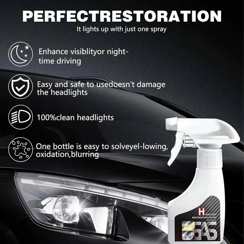 ShineOn - Pulverizador renovador de faros – Conduce con más brillo y seguridad