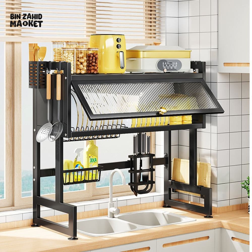 ClearNest – Transparenter Küchen-Geschirrablage-Schrank