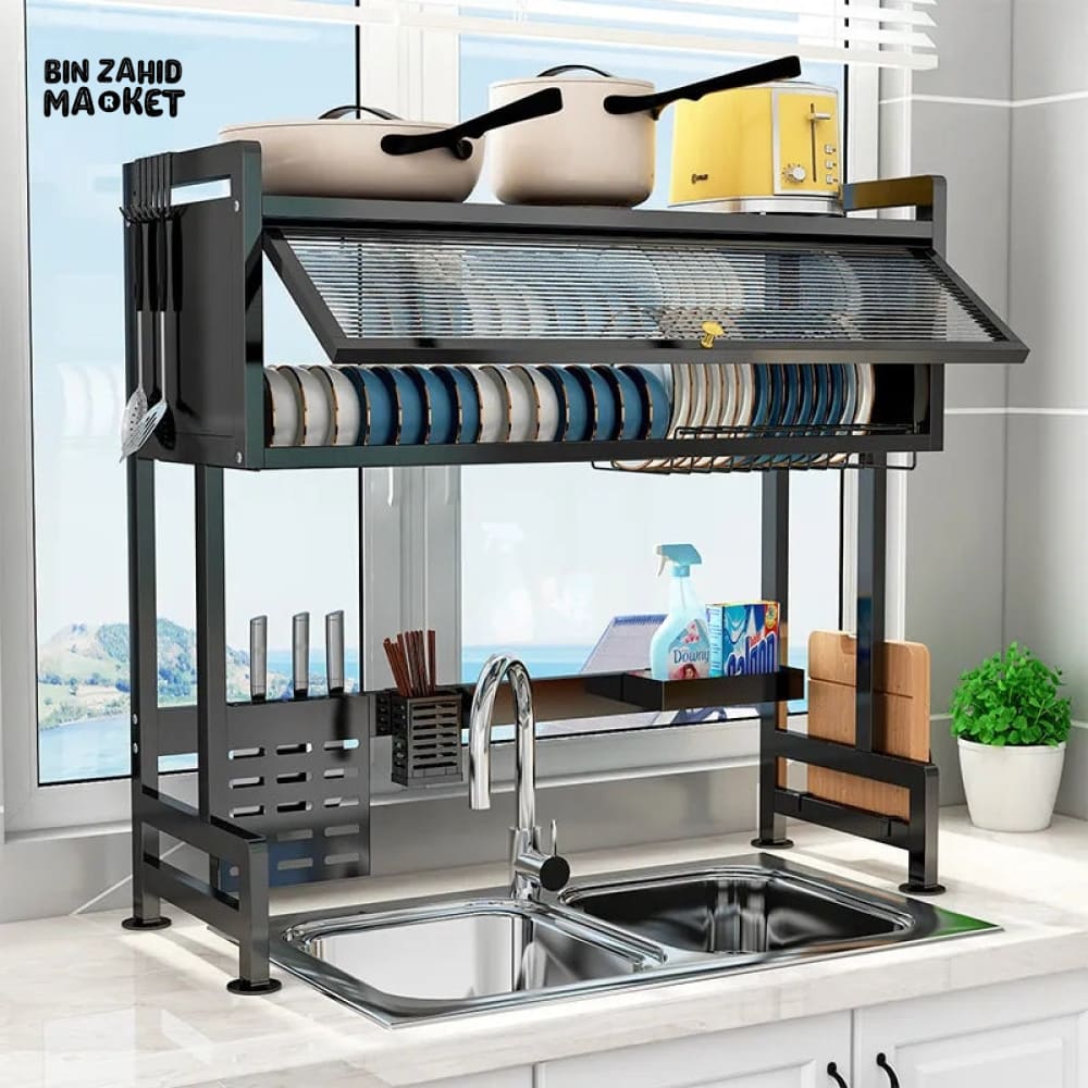ClearNest – Transparenter Küchen-Geschirrablage-Schrank
