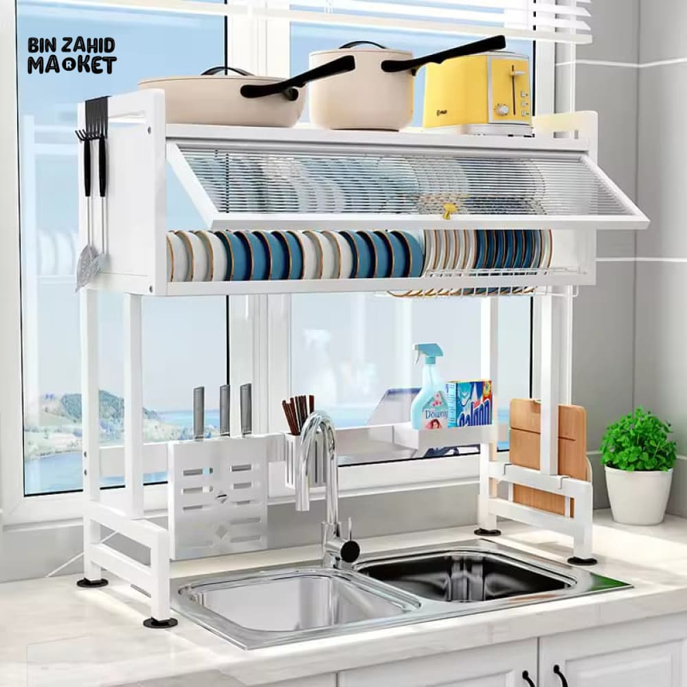 ClearNest – Transparenter Küchen-Geschirrablage-Schrank