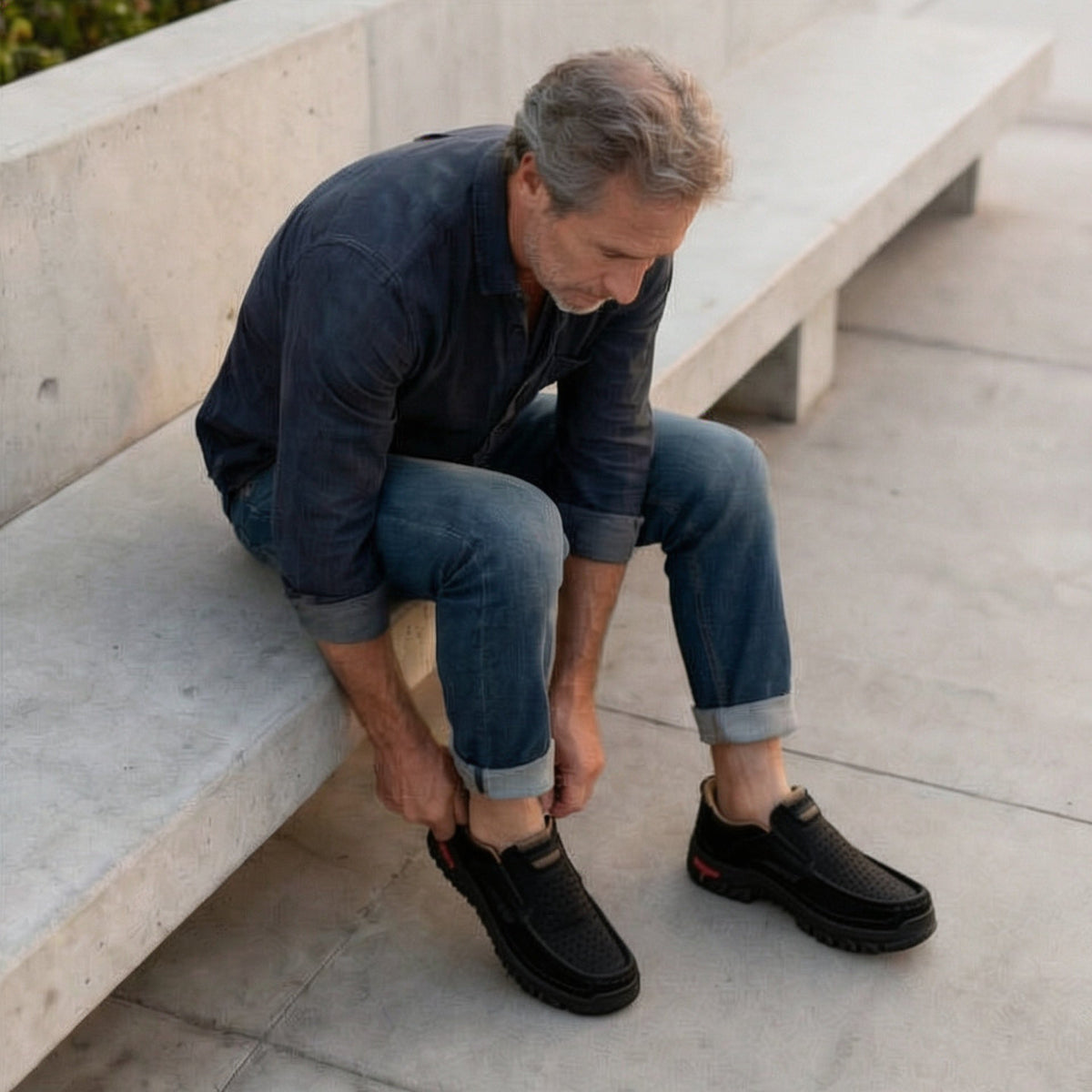 AeroStride™ | Zapatillas casual sin cordones