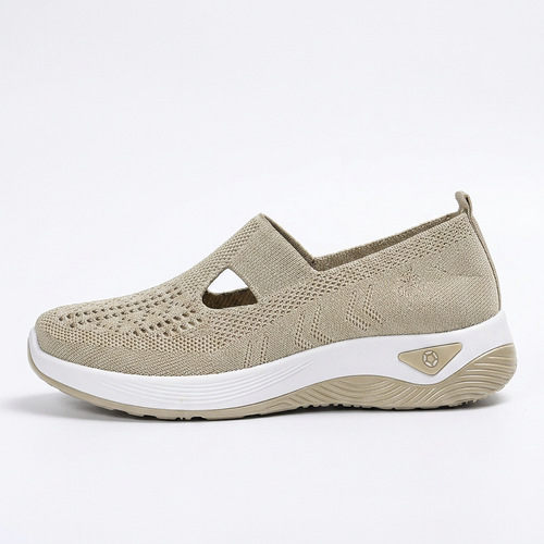 Pebble — Zapatillas sin cordones para caminar con suela curvada