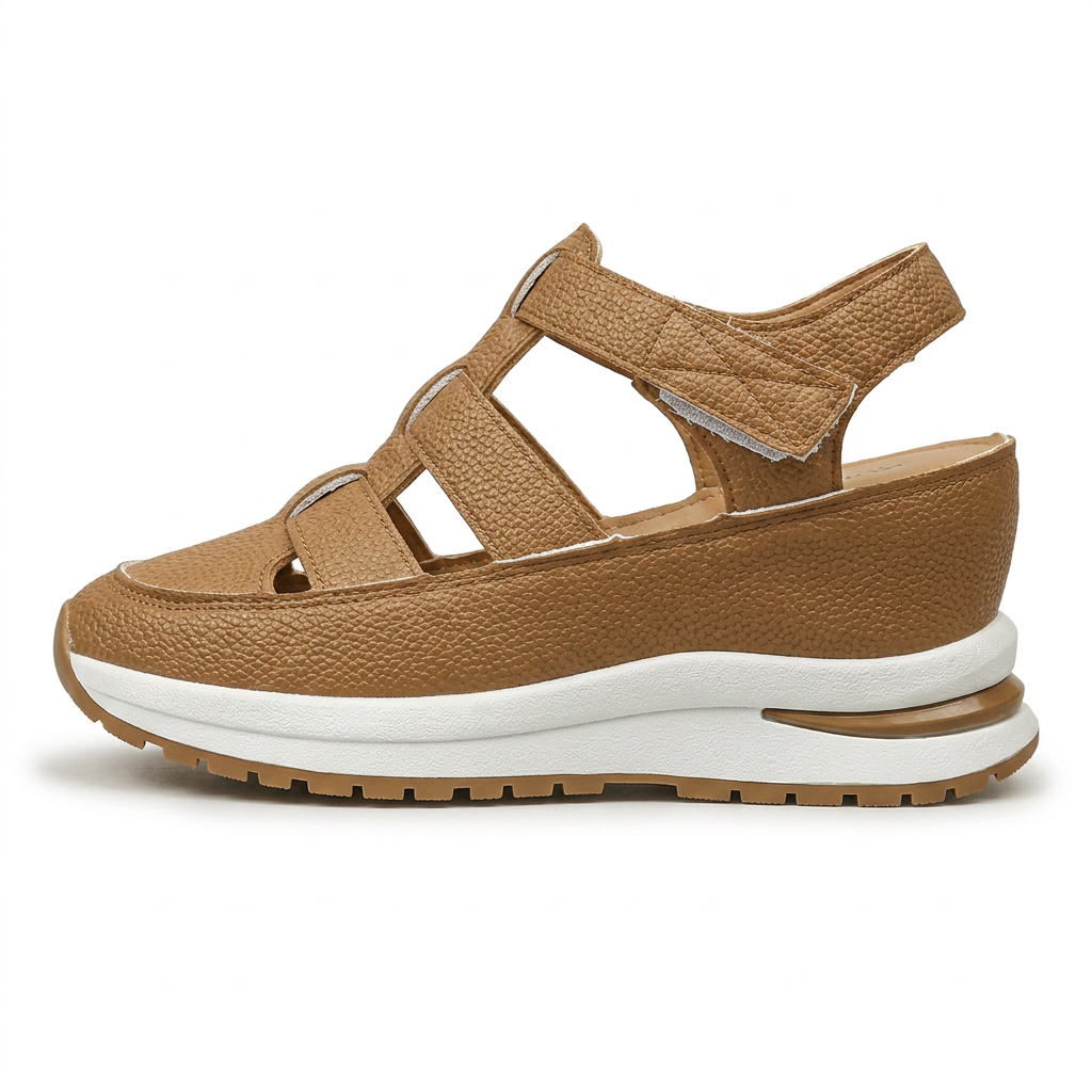 StrapLift — Zapatilla con plataforma y cierre de velcro