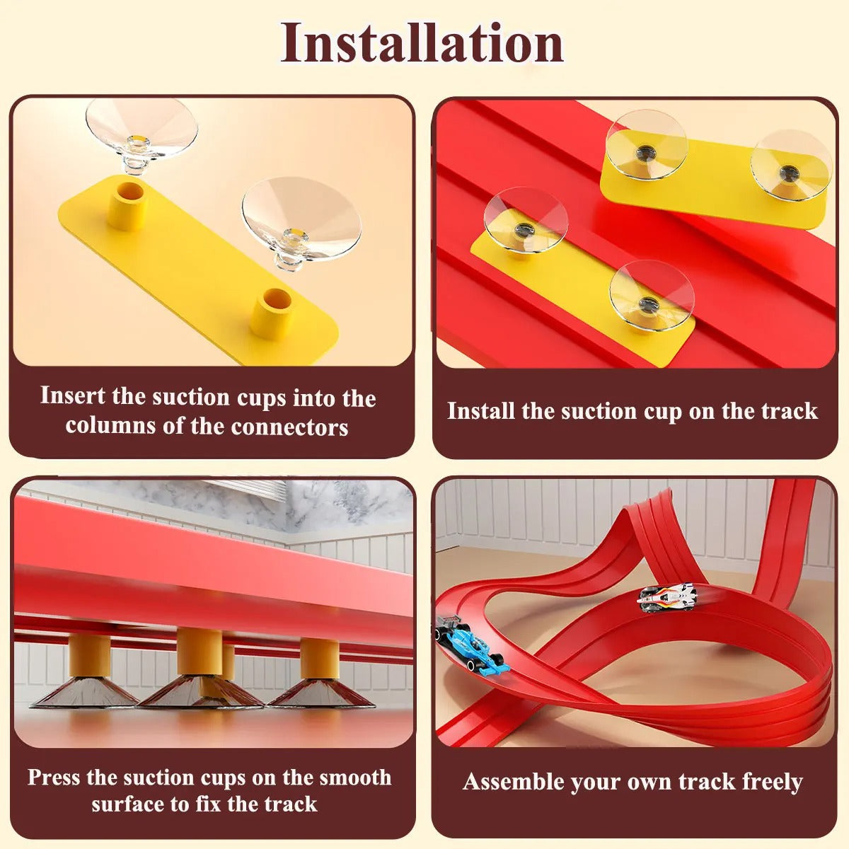 VistaGlider – Set de carreras flexible de múltiples bucles