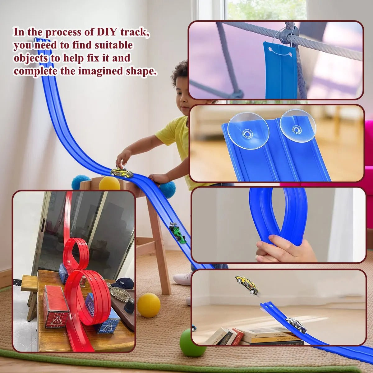 VistaGlider – Set de carreras flexible de múltiples bucles