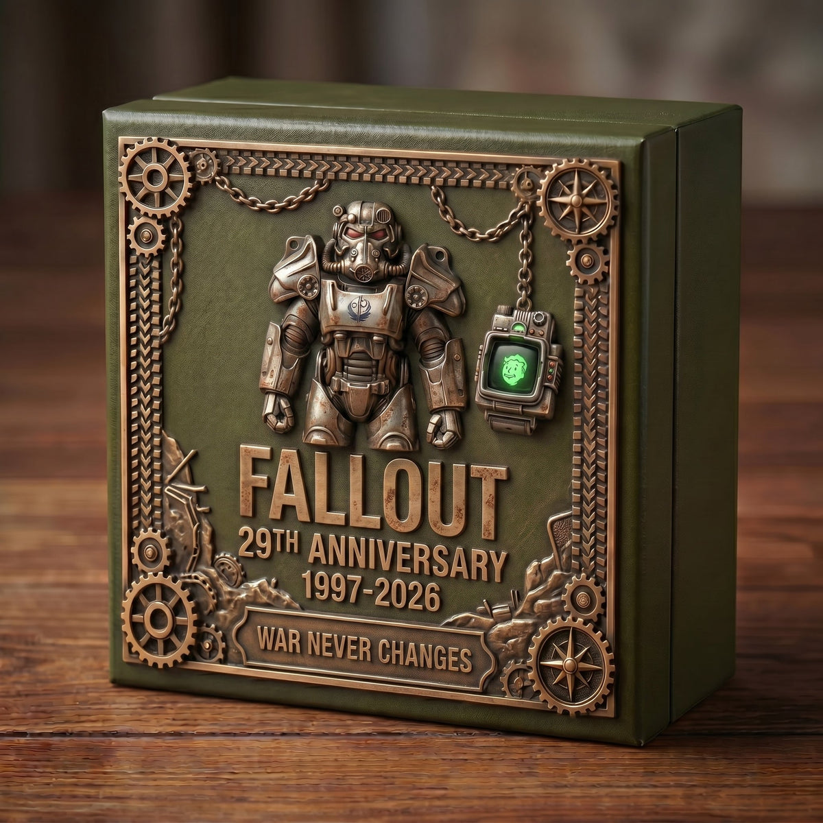 NukaRelic – Llavero con dije coleccionable de Fallout