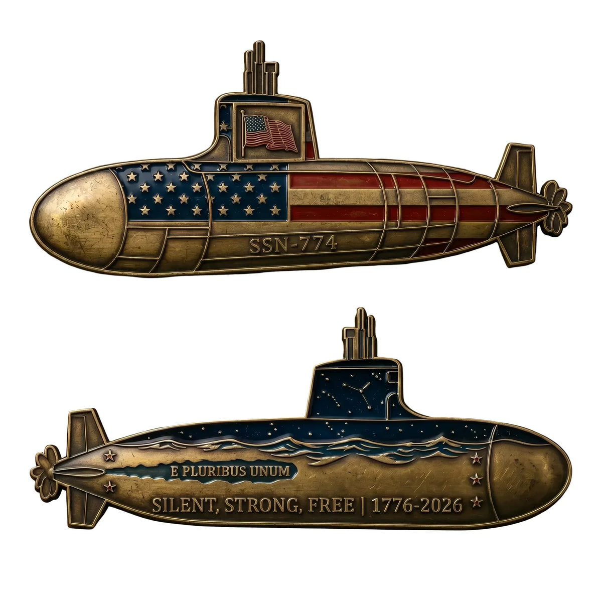 SteelOcean – Moneda conmemorativa del submarino SSN-774