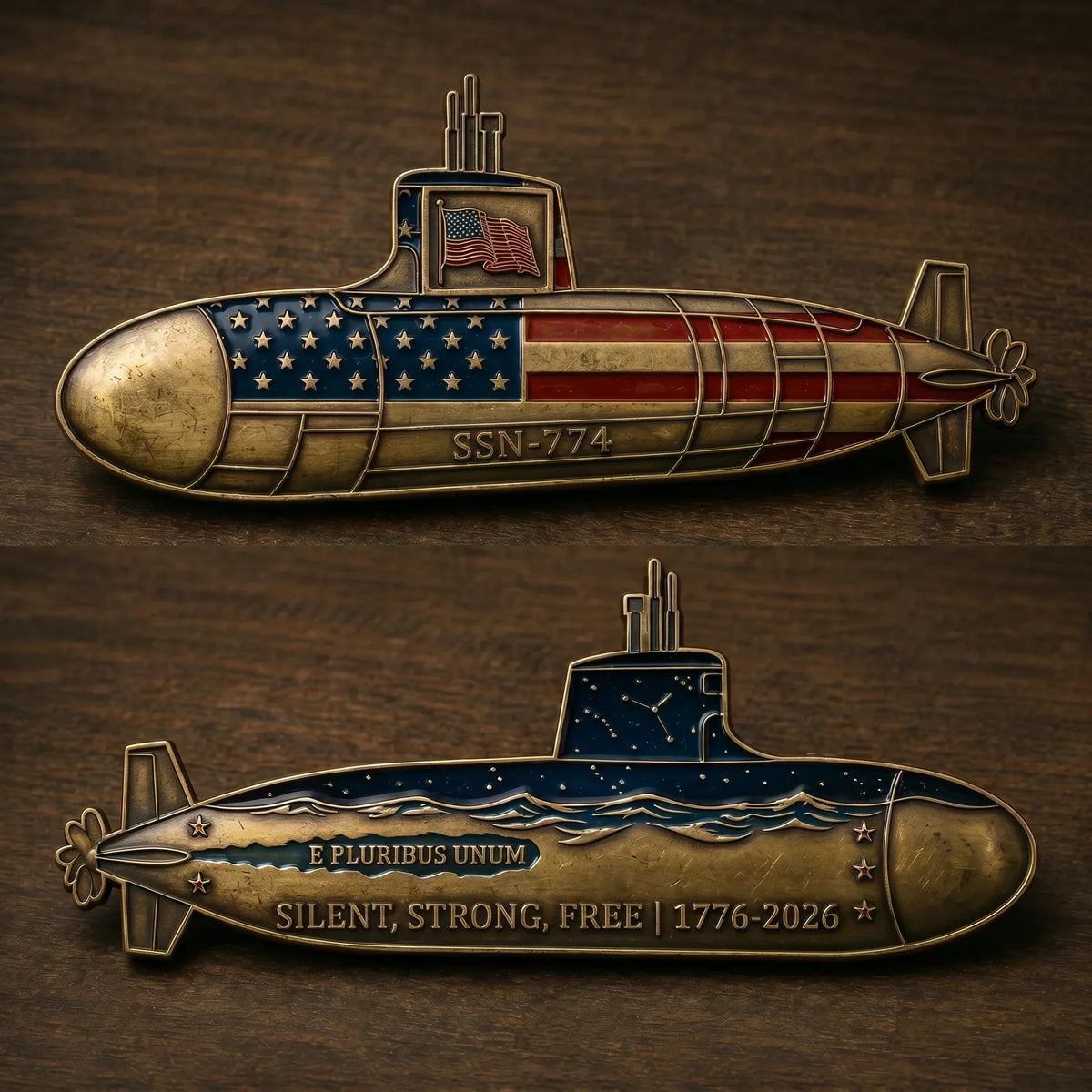 SteelOcean – Moneda conmemorativa del submarino SSN-774