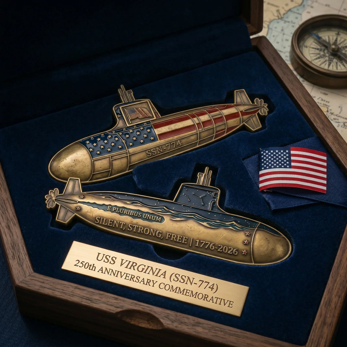 SteelOcean – Moneda conmemorativa del submarino SSN-774