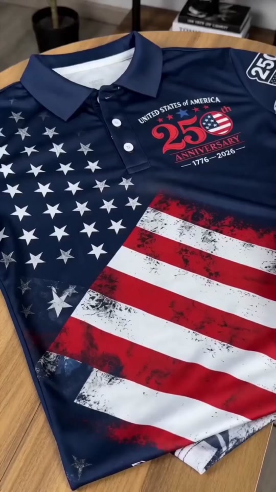 FreedomFit – USA-Unabhängigkeits-Polo-Shirt