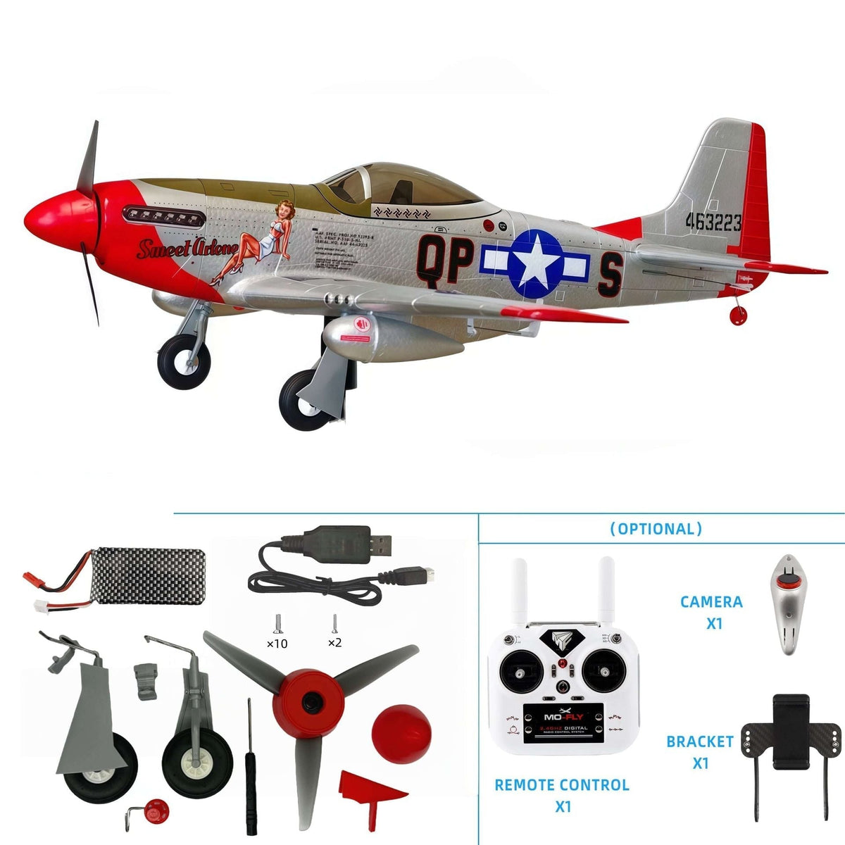 Warhawk Pro – P-51D RC-Flugzeug