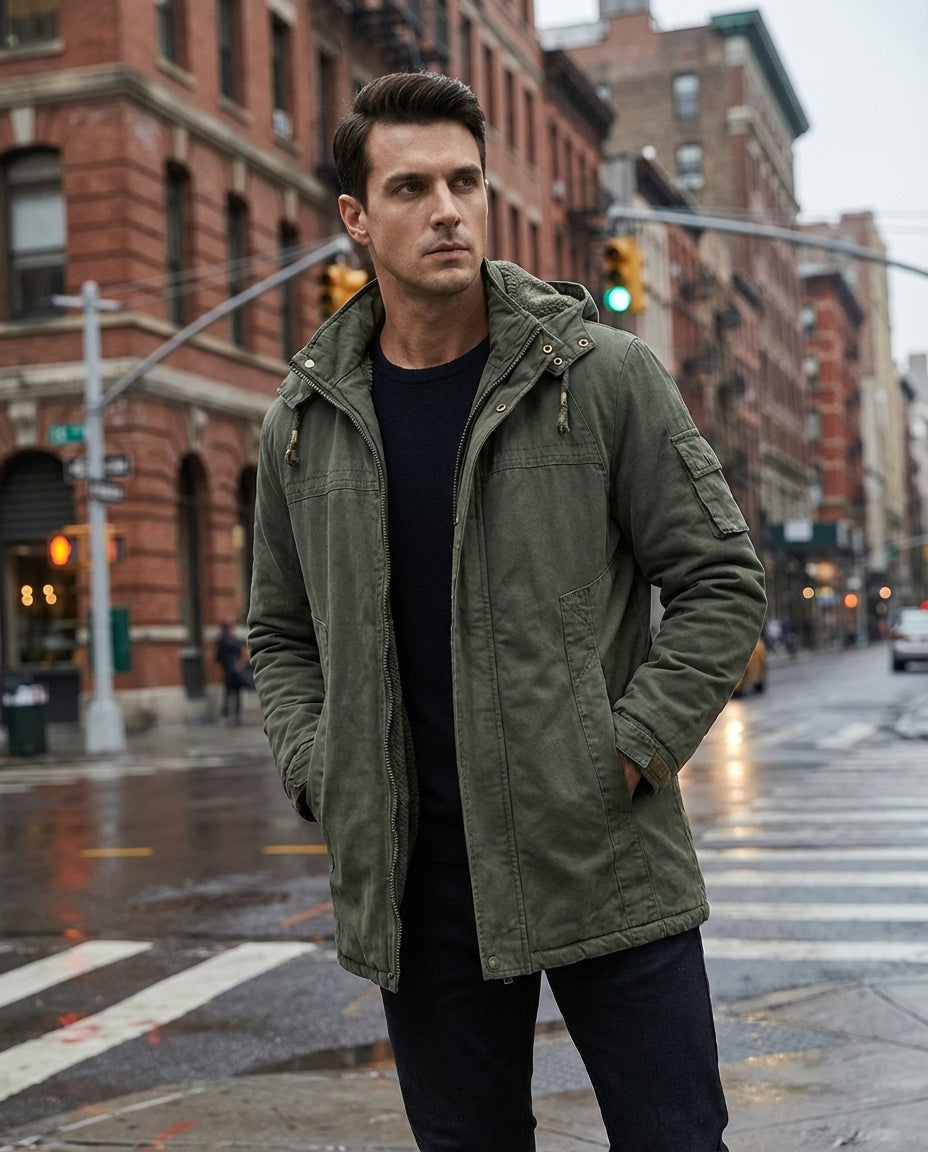 Abrigo de invierno Nordelle™ – Abrigo de invierno refinado para hombre para uso diario