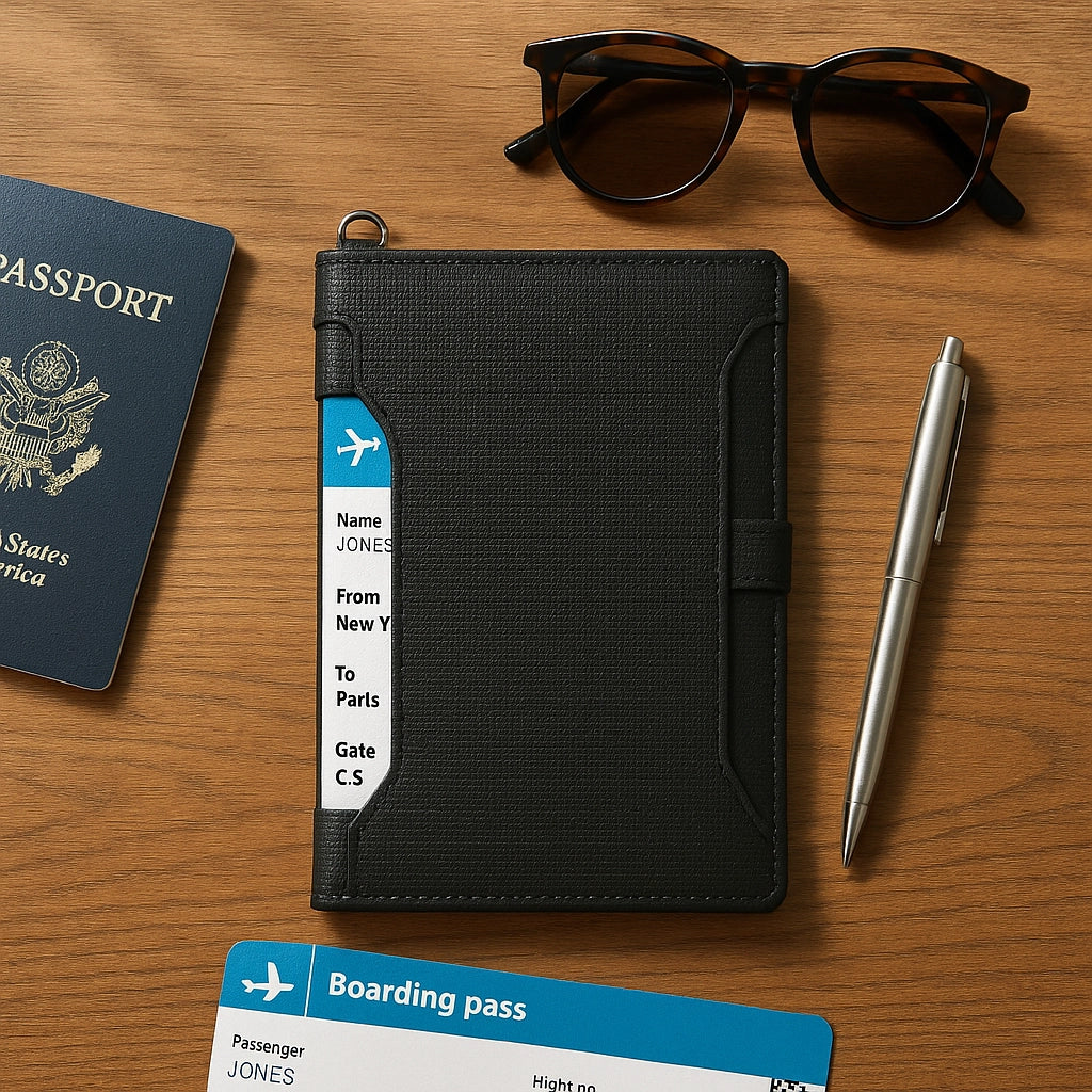 WanderSecure - Cartera de viaje de lujo