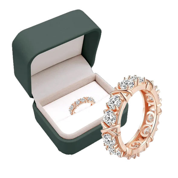 Moissanova – Anillo de Diamantes de Moissanita Magnetología