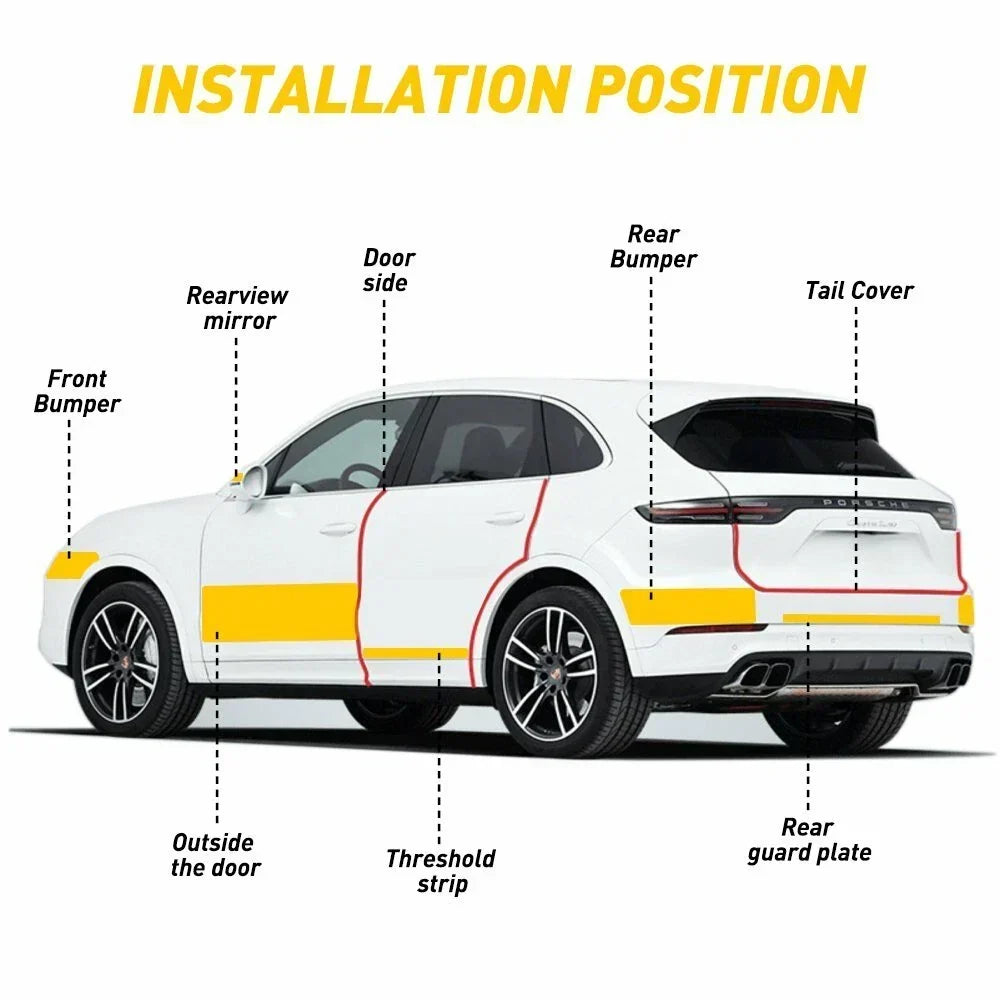 ShieldGuard - Película de protección de pintura invisible para coches