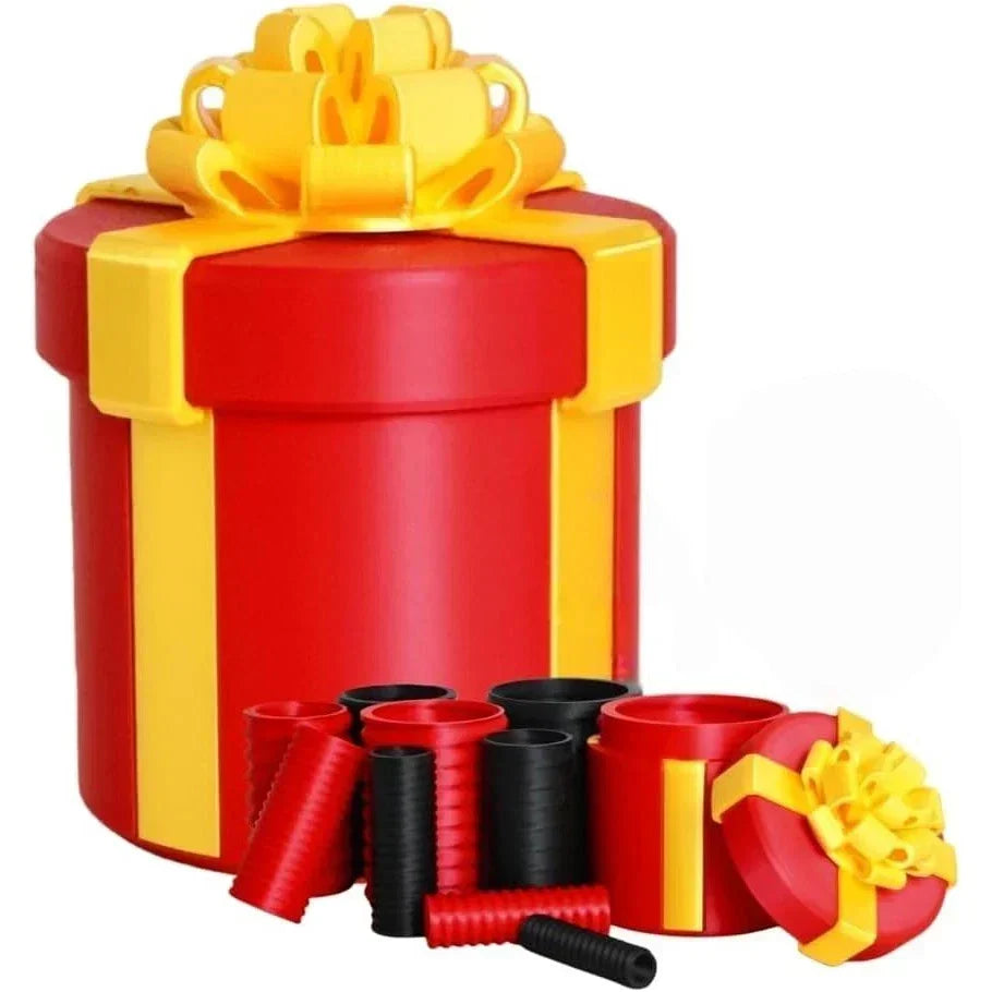 GiftQuest – Weihnachtliche Geschenkschachtel im Matroschka-Stil