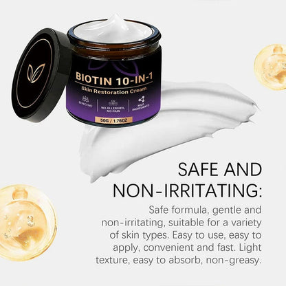 SkinRevive – Crema Restauradora de Piel 10 en 1 con Biotina