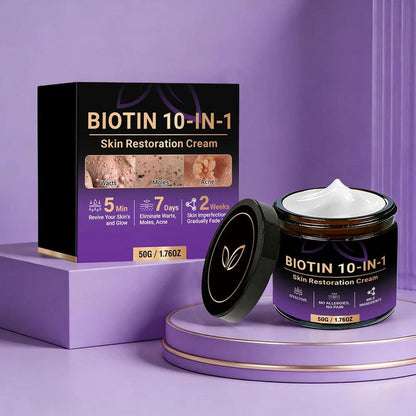SkinRevive – Crema Restauradora de Piel 10 en 1 con Biotina