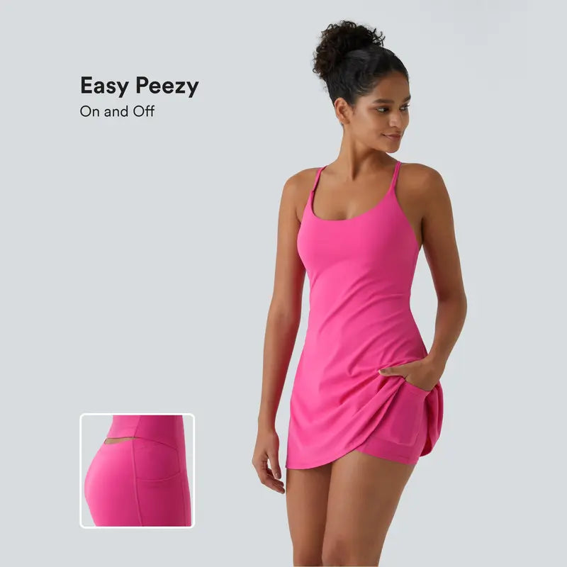 SoftMove – Vestido Deportivo de Felpa Fácil y Cómodo