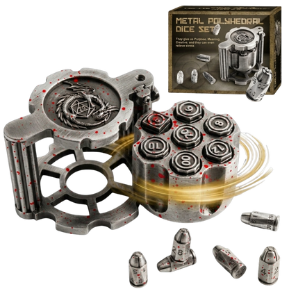 SteelCrit – Dados metálicos de precisión equilibrada